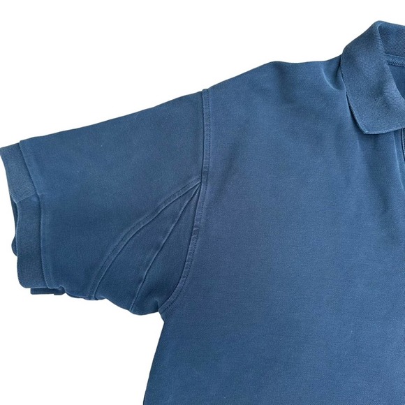 Orvis Polo Shirt Mens Short Sleeve Fishing Outdoors Stretch Collar Blue Large - Picture 7 of 12